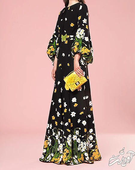 مدل پیراهن زنانه نخی گلدار بلند, طرح هایی از مدل پیراهن نخی زنانه, ایده هایی برای مدل پیراهن نخی گلدار بلند